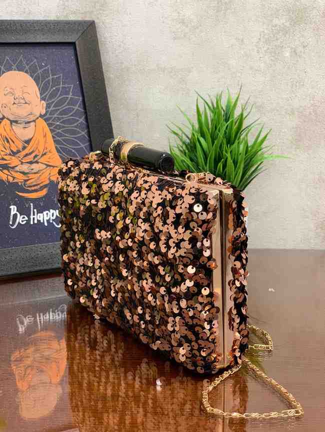 Shimmer Women Clutch Purse | Cross Body Bag | Designer Purse