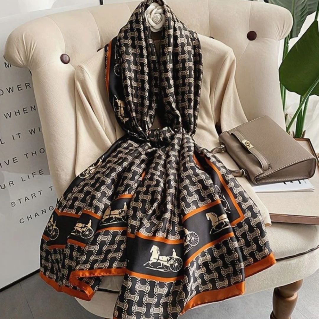 Artistic Pretty Collection- Trending Printed Silk Scarves & Stoles Wrap