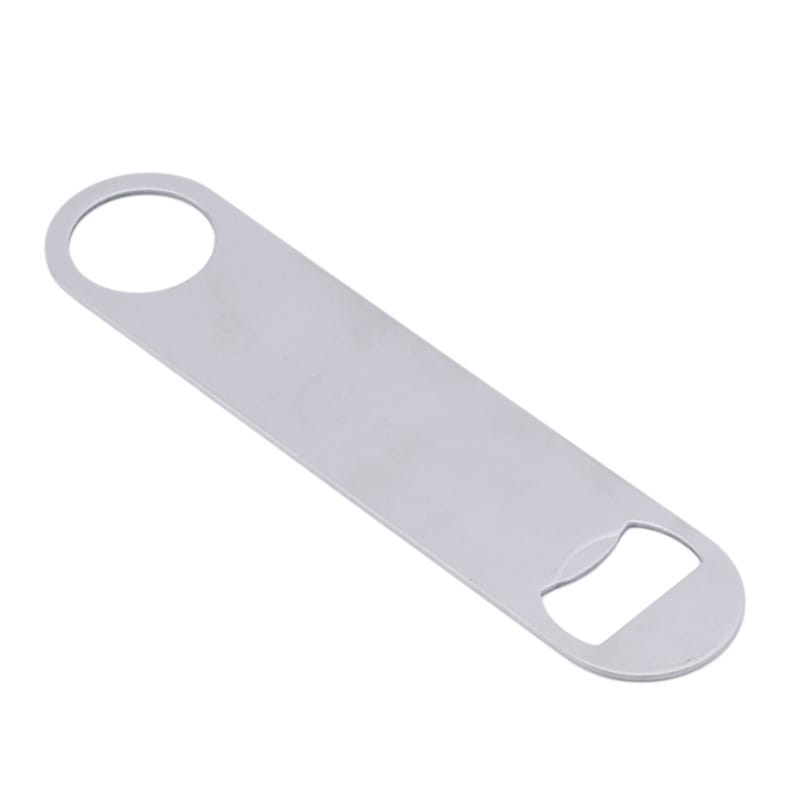 Flat Bottle Cap Opener Remover Stainless Steel