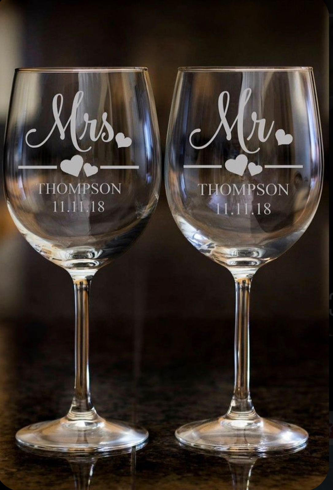 Personalized Wine Glasses