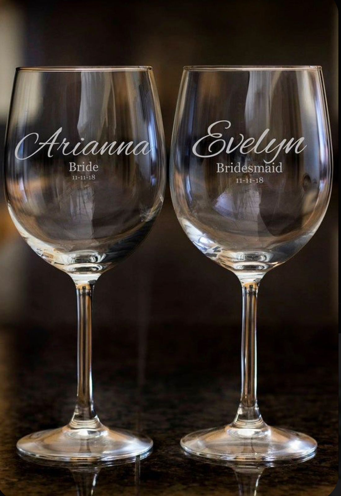 Personalized Wine Glasses