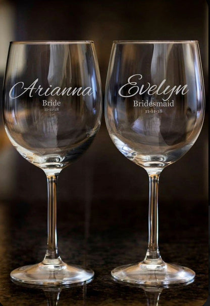 Personalized Wine Glasses