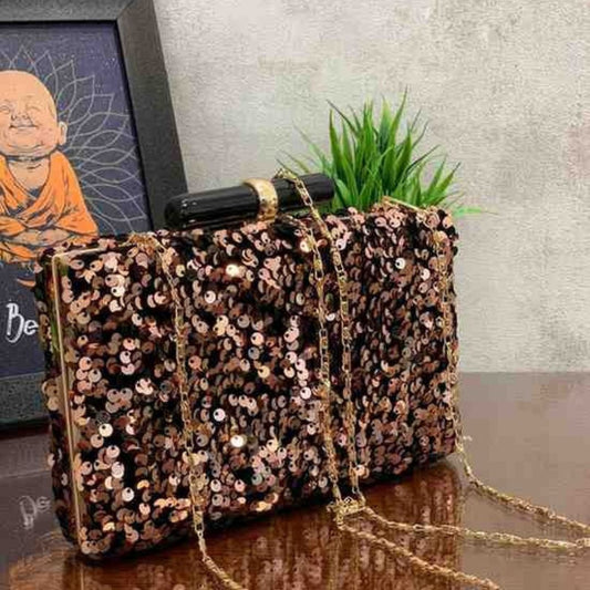 Shimmer Women Clutch Purse | Cross Body Bag | Designer Purse