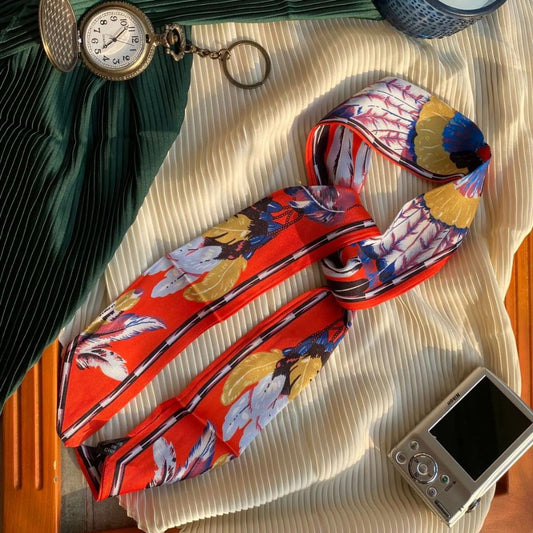 Orange Cute Collar Scarve