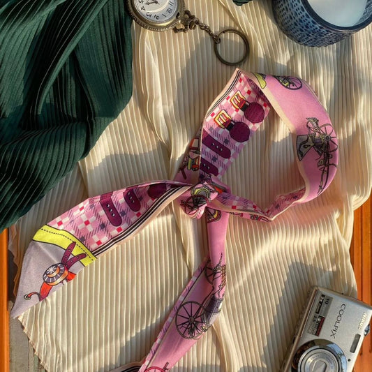 Light Pink Collar Scarve